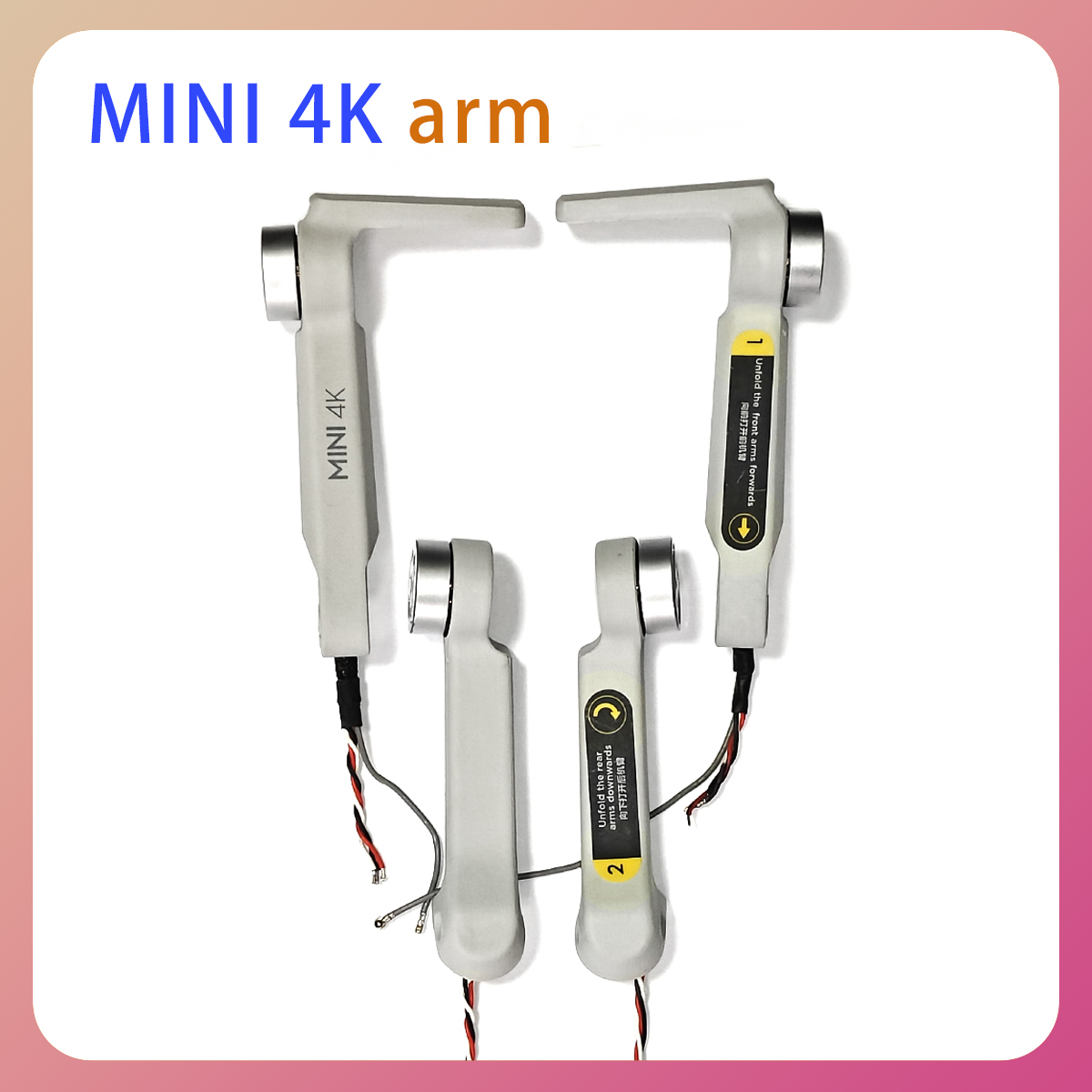 Drone Arm - Lengan depan, belakang, kiri, dan kanan