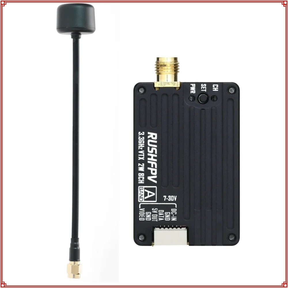 Drone Transmitter - 2026 RUSHFPV 3.3G 2W VTX Transmitter