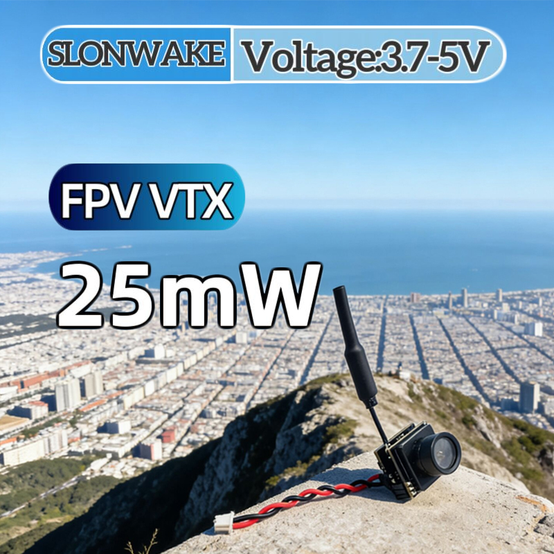Drone Transmitter - SLONWAKE FPV 25mW Simulasi Daya VTX