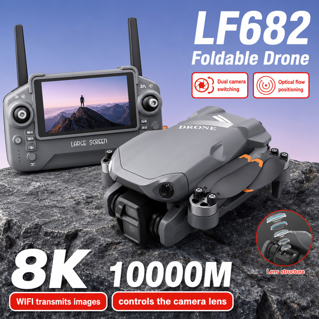 Drone Camera - Foto Udara Drone LF682 8K HD