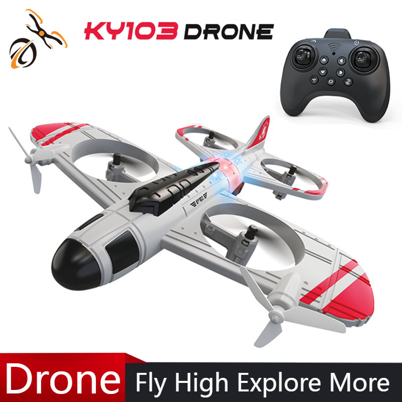 Drone Led Light - Pesawat Terbang RC Busa KY103 2.4G