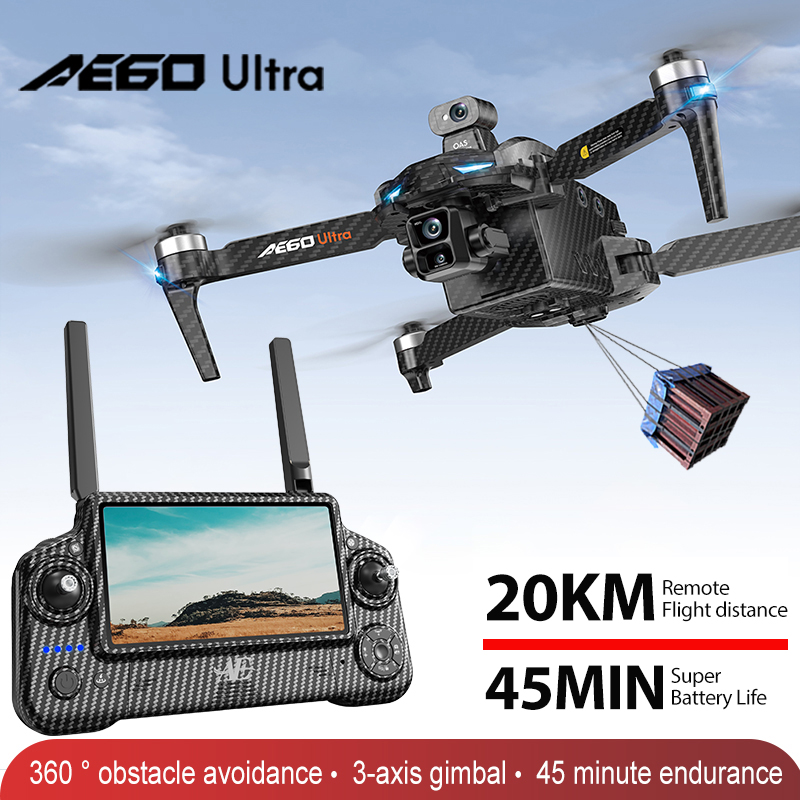 Drone Gimbal - Drone Profesional AE60 GPS Kamera 8K