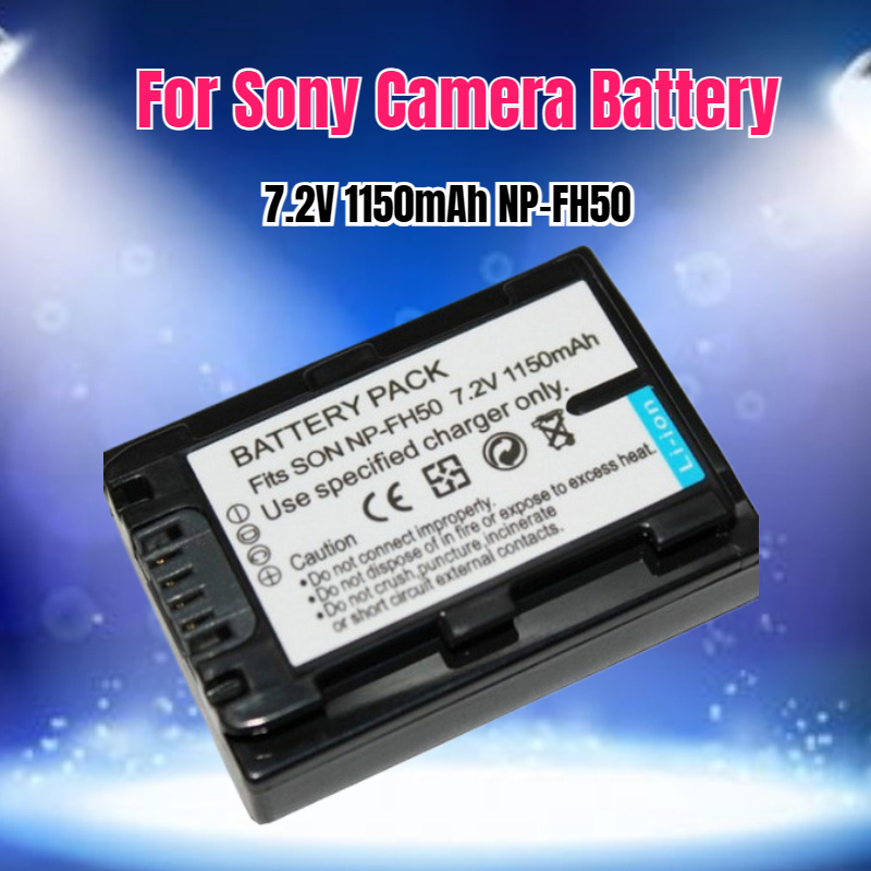Drone Camera - Baterai Kamera 7.2V 1150mAh NP-FH50 untuk