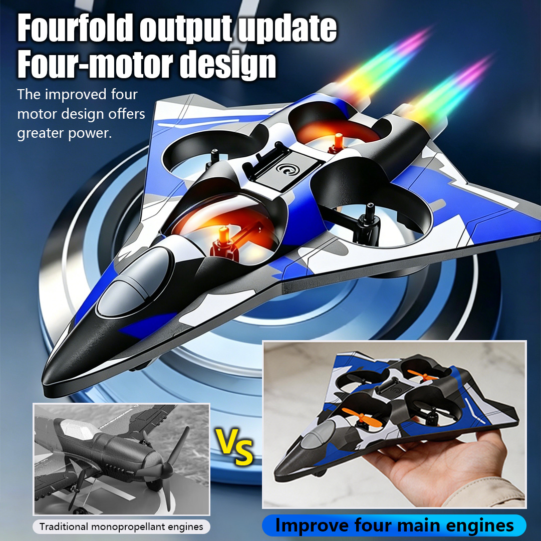 Drone Led Light - Helikopter Stunt Pesawat Busa, Jet Tempur