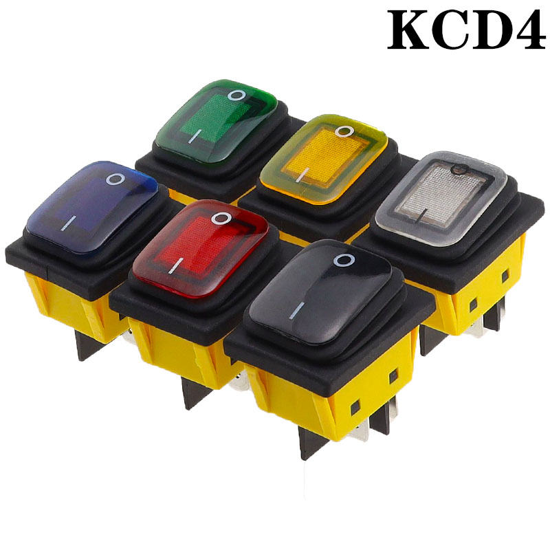 Drone Buzzer - KCD4 on off 30A/250V tugas berat