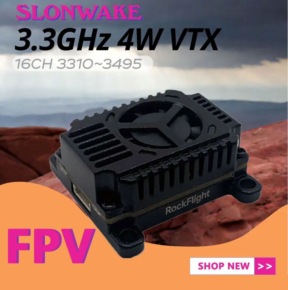 SLONWAKE FPV 3.3G 16CH 4000mW  - Drone Transmitter ulasan dan harga