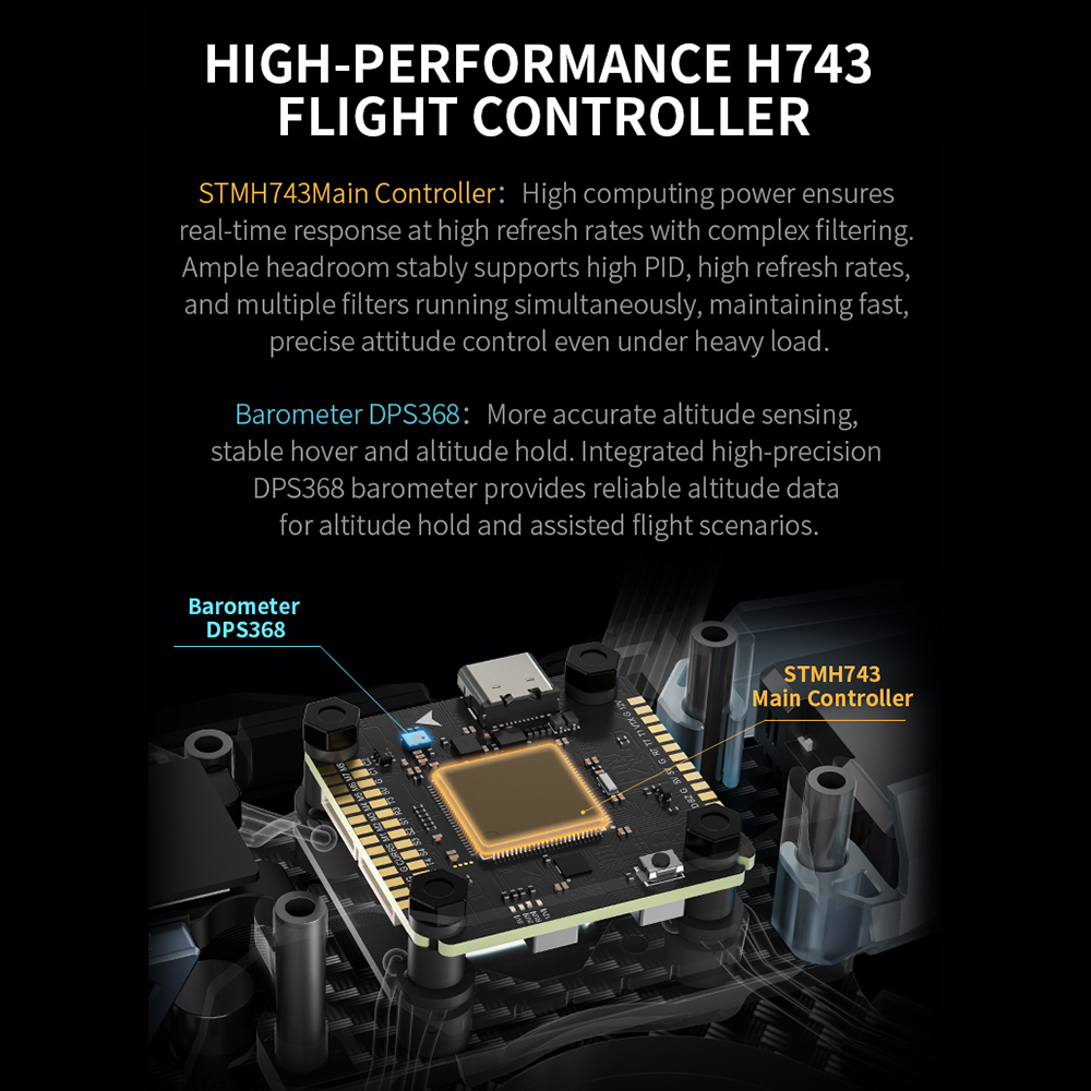 Axisflying H743 PRO Flight Con - Drone Flight Controller ulasan dan harga