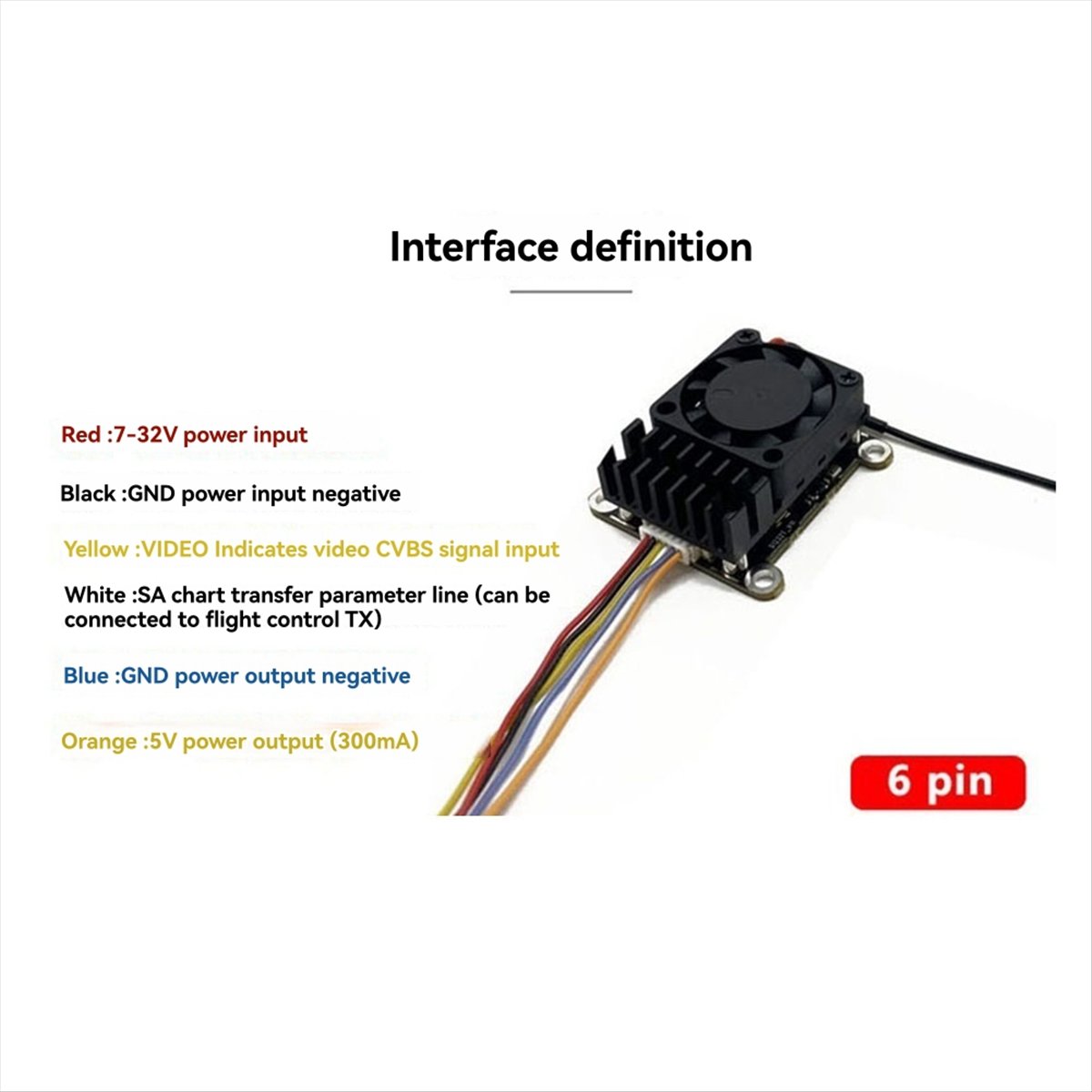 5.8G 2W VTX 2000mW Modul Peman - Drone Transmitter ulasan dan harga