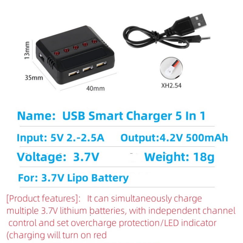 Syma X5HW X5HC X5C X5SW 3.7V 5 - Drone Charger ulasan dan harga