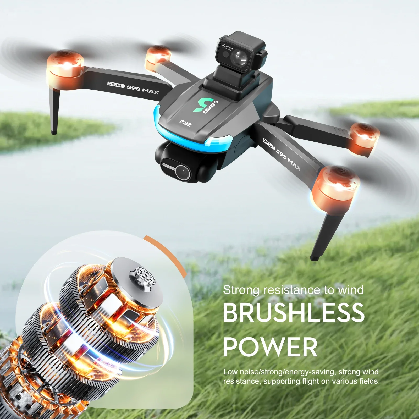 Drone MINI S9S MAX Baru 4K 2 S - Drone Gps Module ulasan dan harga