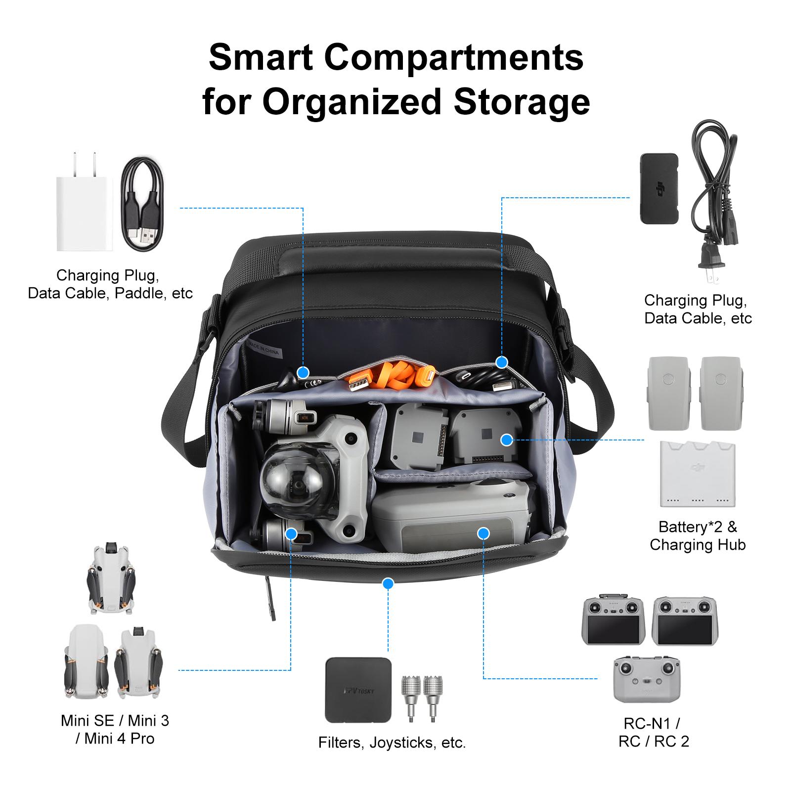PULUZ Tas Penyimpanan Drone Ka - Drone Camera ulasan dan harga