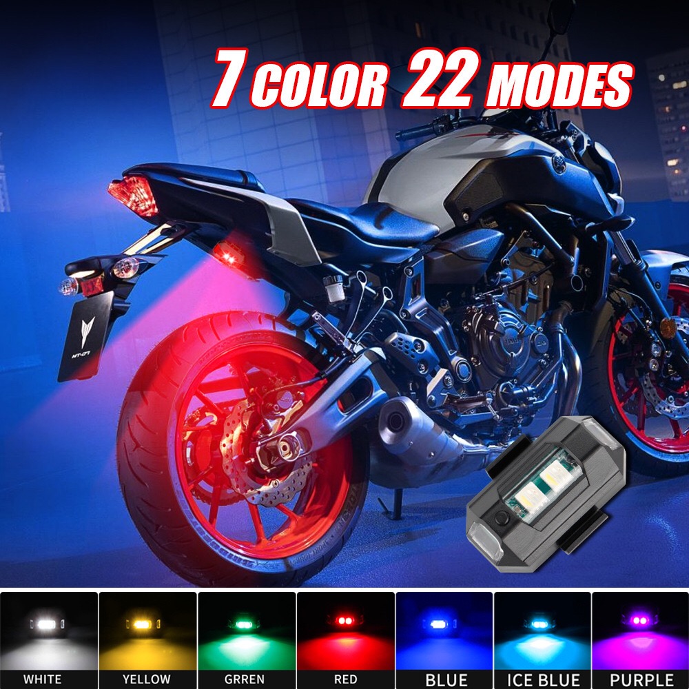 Lampu Sepeda Motor Lampu Strob - Drone Led Light ulasan dan harga