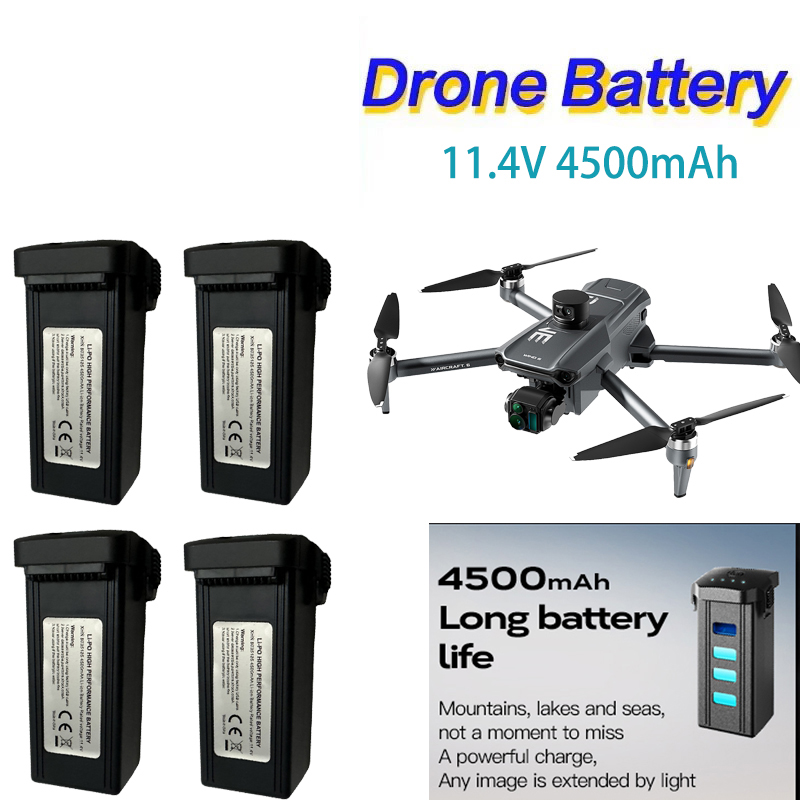 Baterai Lipo Cerdas 11.4V 4500 - Drone Gps Mount ulasan dan harga
