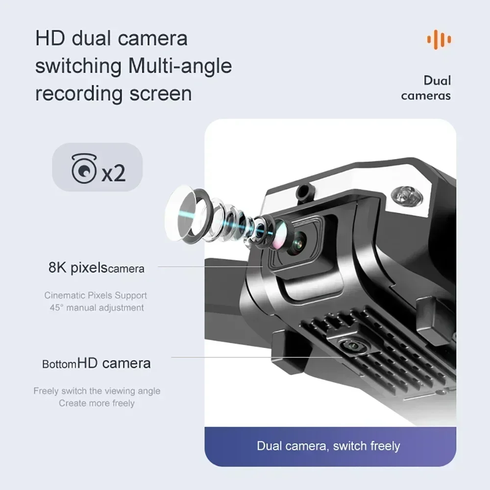 Drone G6 Pro 8K Dual-Kamera, 5 - Drone Gps Module ulasan dan harga