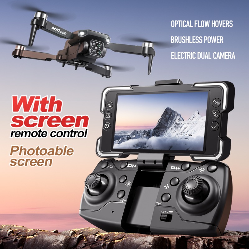 Drone Kamera M10 dengan Remote - Drone Gimbal ulasan dan harga