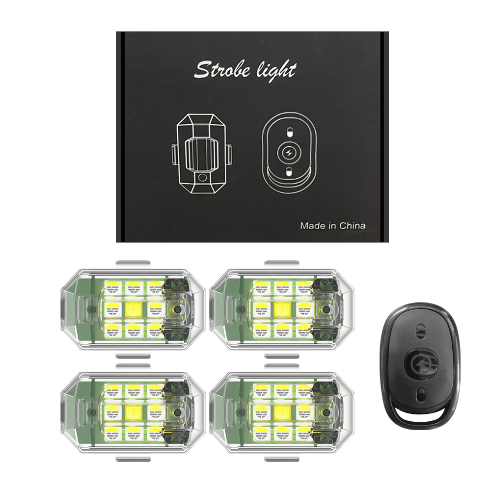 1/2/4 Buah Lampu Strobo Drone  - Drone Led Light ulasan dan harga
